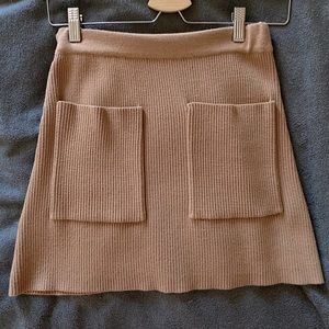 Zara knit mini skirt